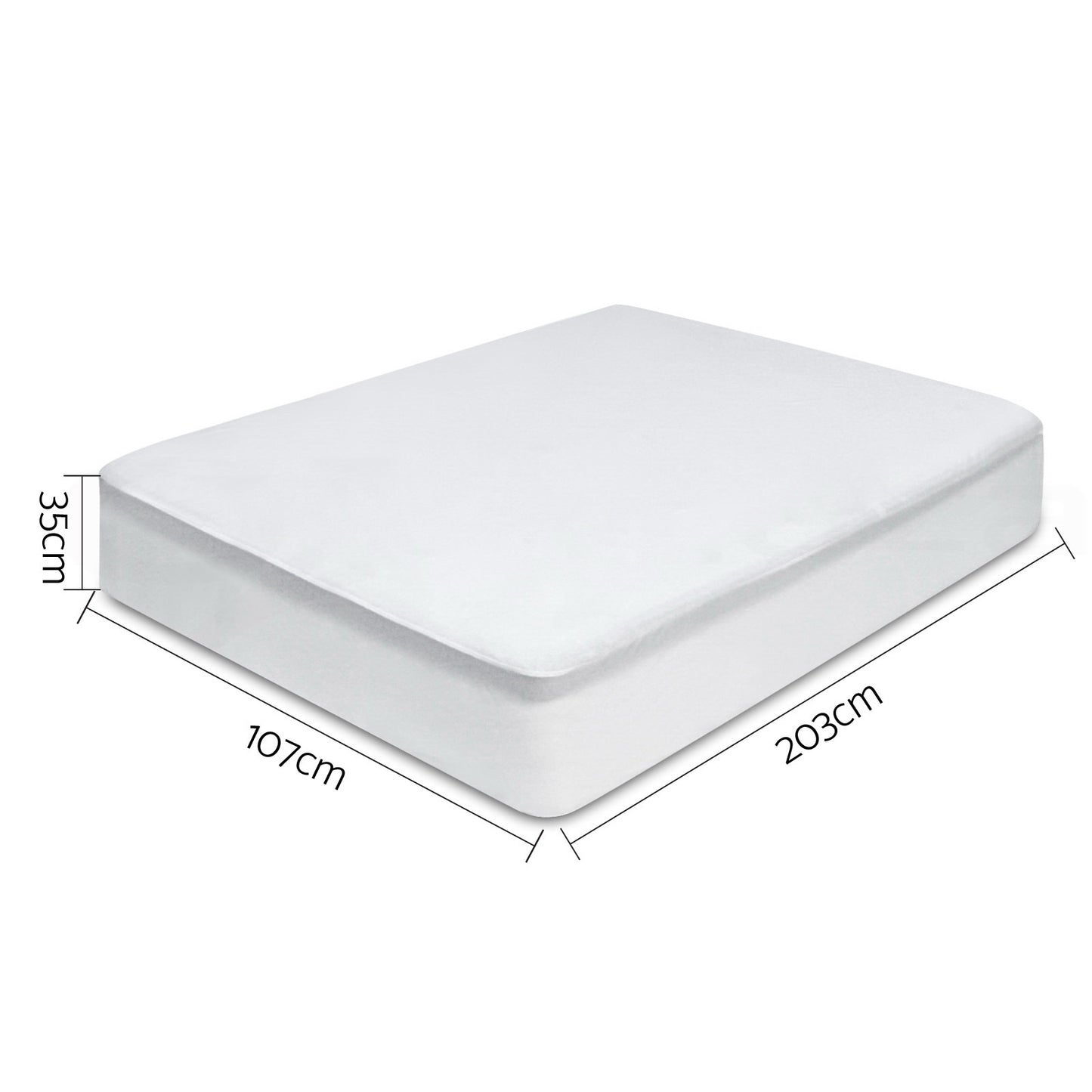 Bamboo Mattress Protector I Waterproof I King Single Size