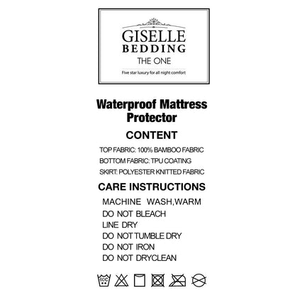 Bamboo Mattress Protector I Waterproof I King Single Size