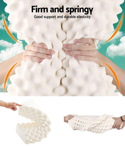 Natural Latex Pillow - Set of 2