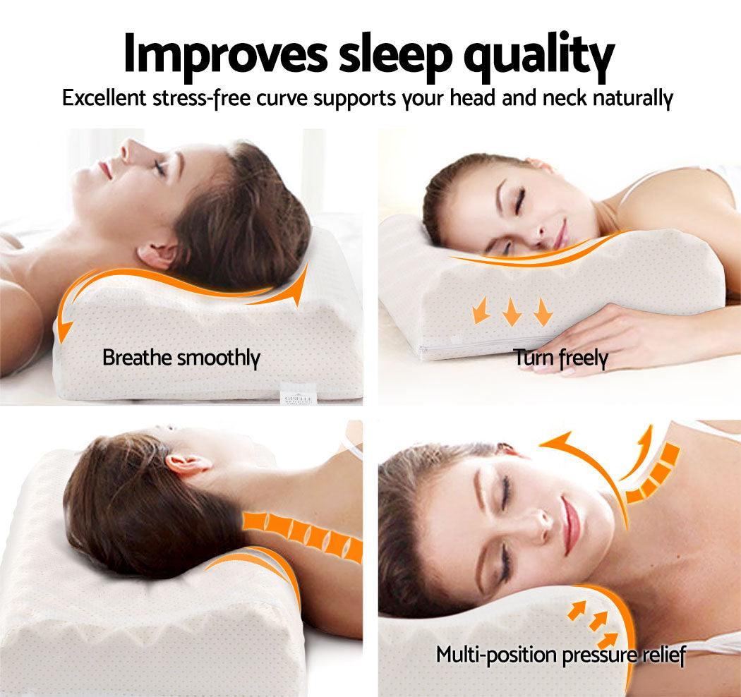 Natural Latex Pillow - Set of 2