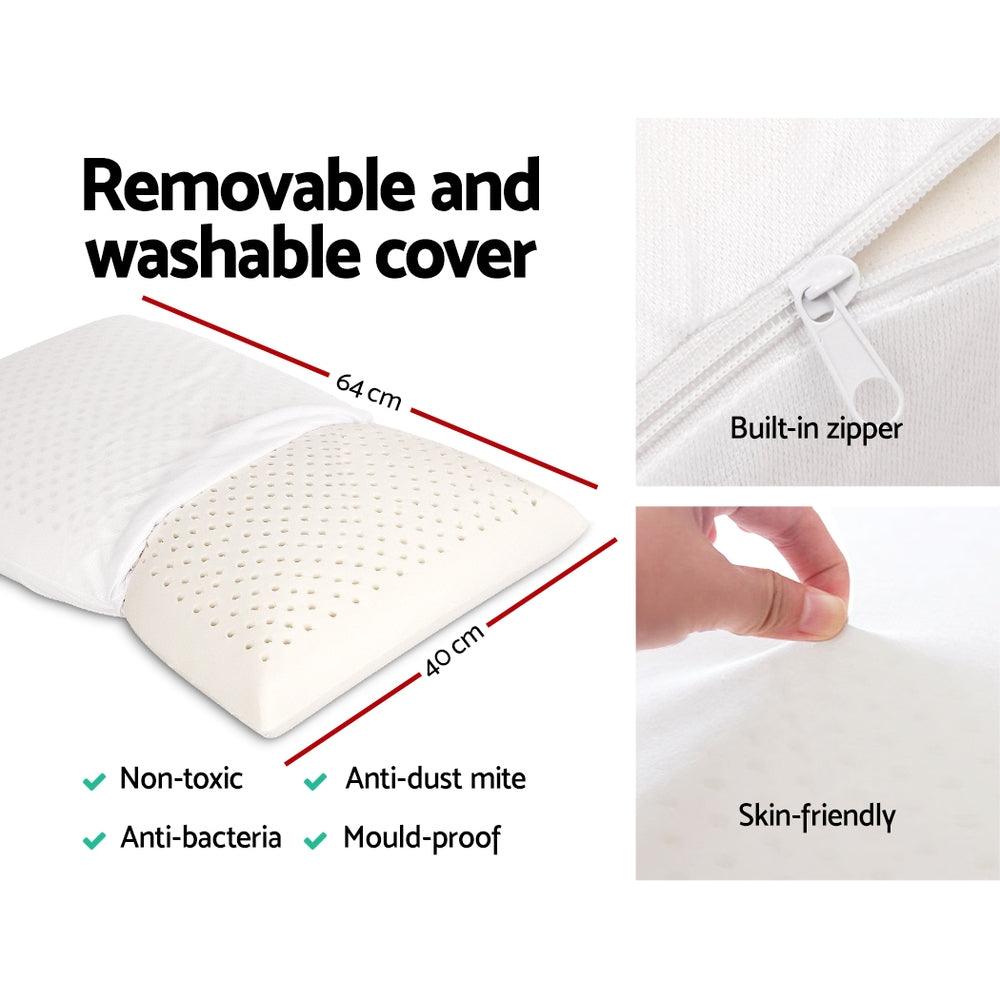 Natural Latex Pillow - Set of 2