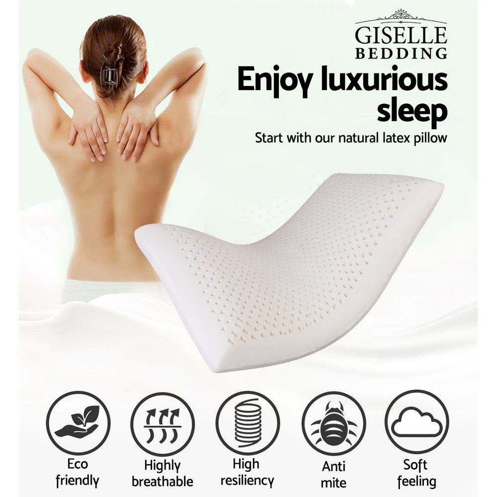Natural Latex Pillow - Set of 2