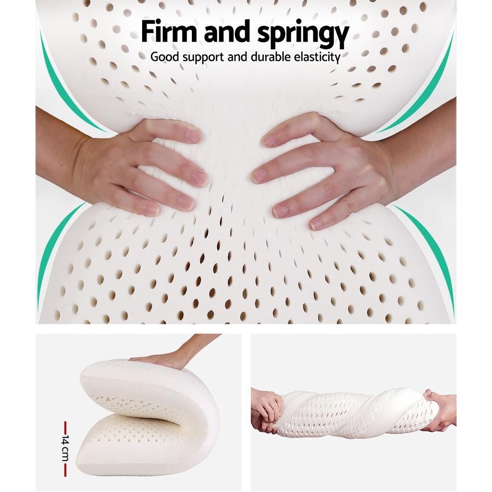 Natural Latex Pillow - Set of 2