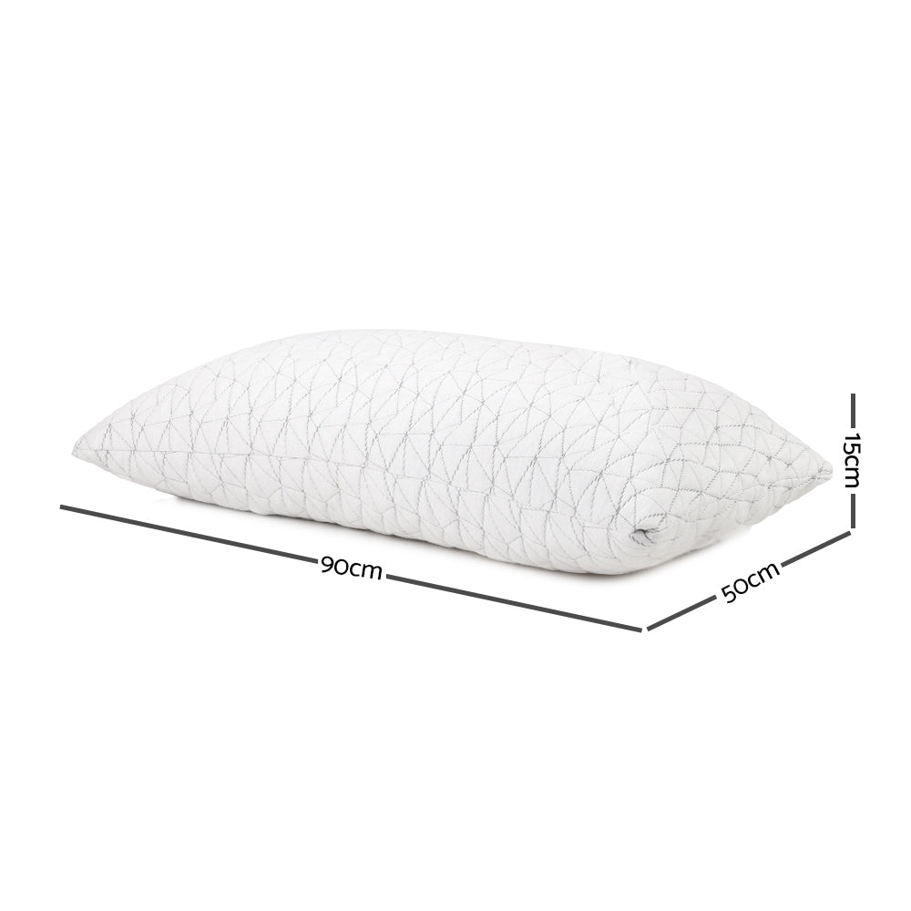 Set of 2 King Memory Foam Pillows (Giselle Bedding)Set of 2 King Memory Foam Pillows (Giselle Bedding)