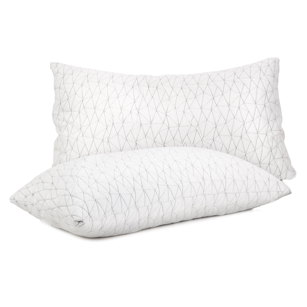 Single Memory Foam Pillows I Set of 2