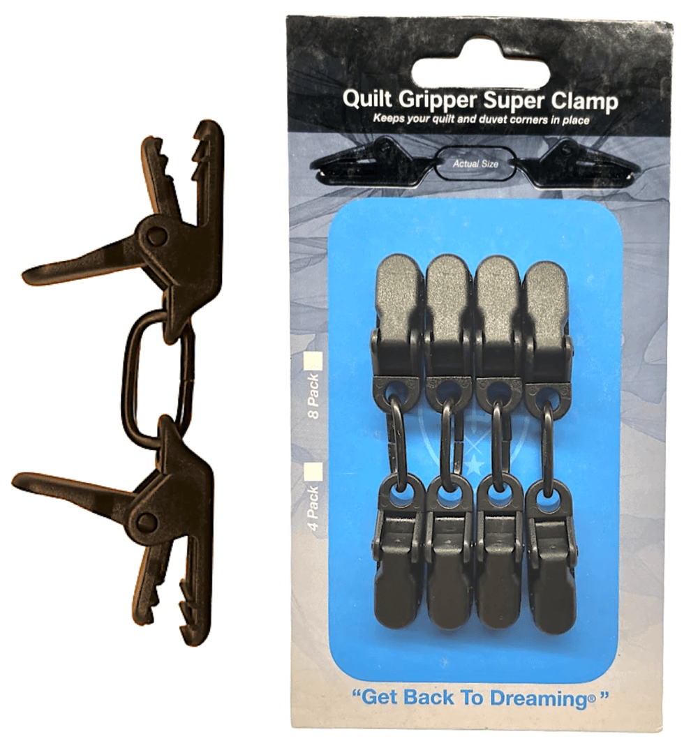 Quilt Grippers for Quilt Encasements I Set of 4 Dust Mite Allergy