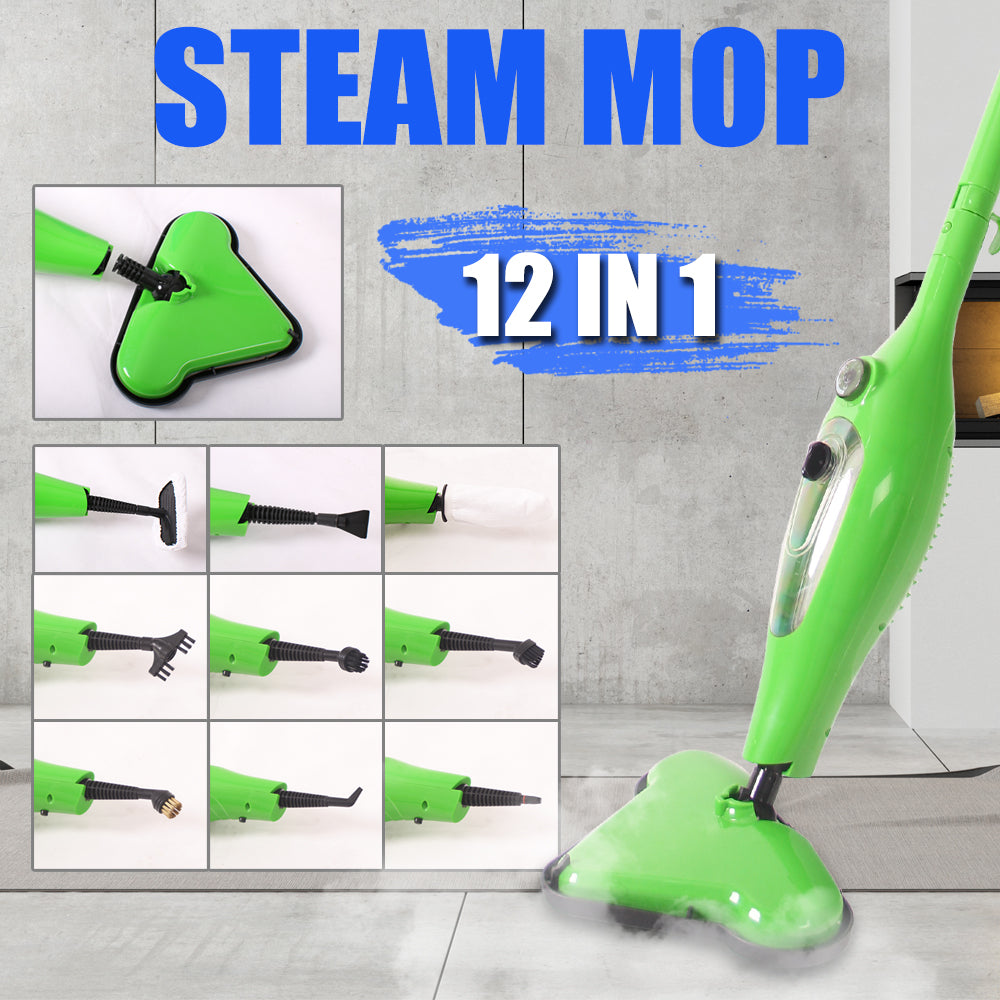 12-in-1 Foldable Handheld Steam Mop & Carpet Cleaner I Dust Mite Allergy Solutions Australia