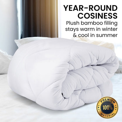 400GSM Microfibre Bamboo Quilt I King