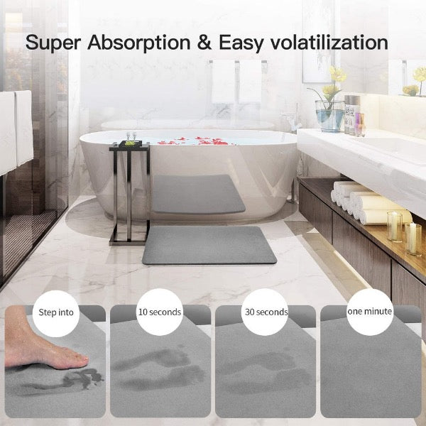 Diatomaceous Earth Bath Mat 