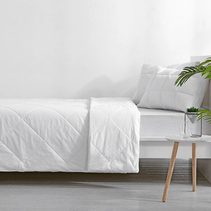 Allergy Friendly 250GSM Pure Bamboo Summer Quilt I Single Dust Mite Allergy Solutions - Anti dustmite and anti allergy bedding - Hypoallergenic Quilt - Anti allergy comforter - anti dustmite duvet - Anti dustmite hypoallergenic