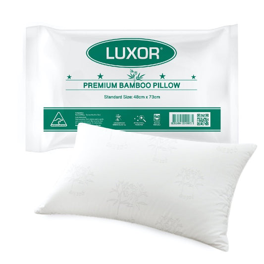 Bamboo Cooling Pillow I Standard Size I Australian Made I Dust Mite Allergy Solutions