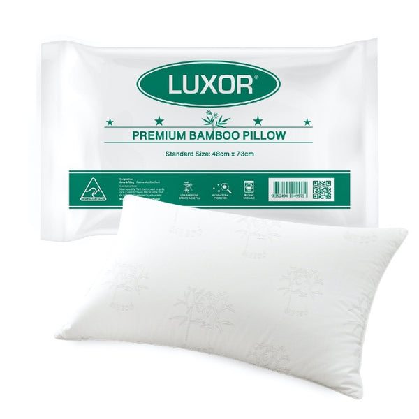 Bamboo Cooling Pillow I Standard Size I Australian Made Dust Mite