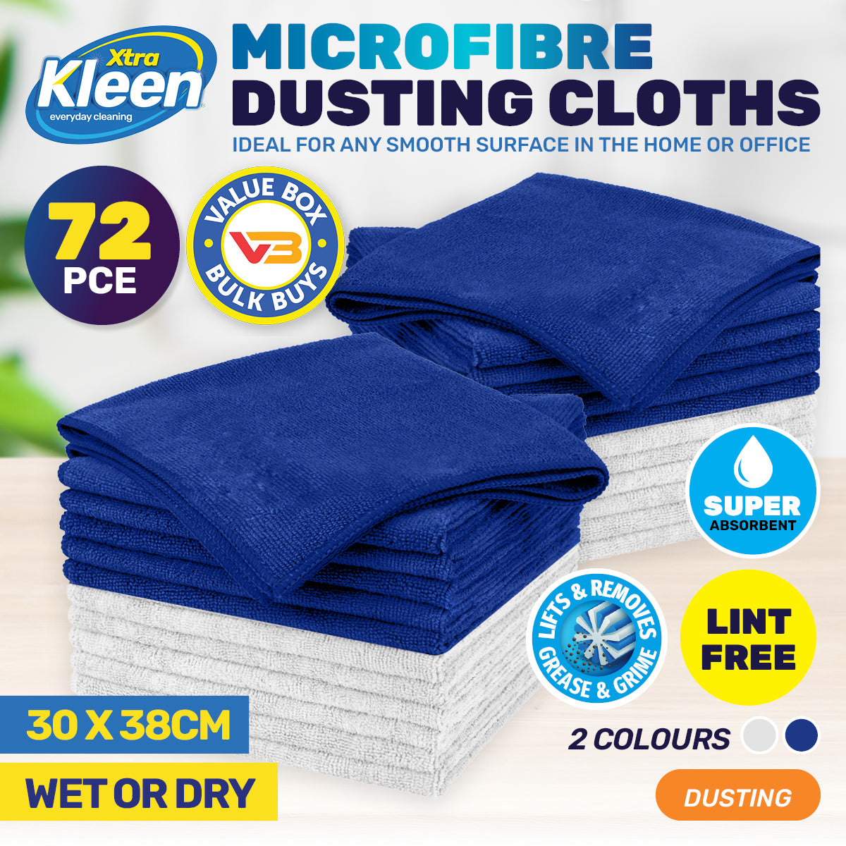 Microfibre Cleaning Cloths for dust mite allergies